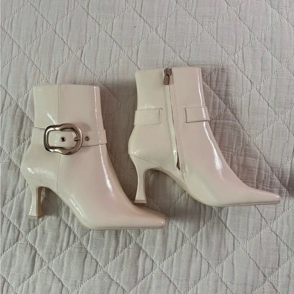 Giani Bini Cream Ankle Booties Sz 8.5 NWOT | Giani Bini Ankle Booties | Booties- - Picture 3 of 7